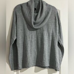 Lane Bryant Turtleneck Sweater Gray Soft Lightweight Acrylic 14/16 NWT